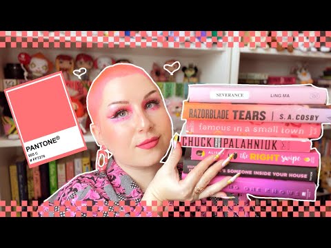 MATCHING MY TBR TO MY HAIR - PINK FEBRUARY!