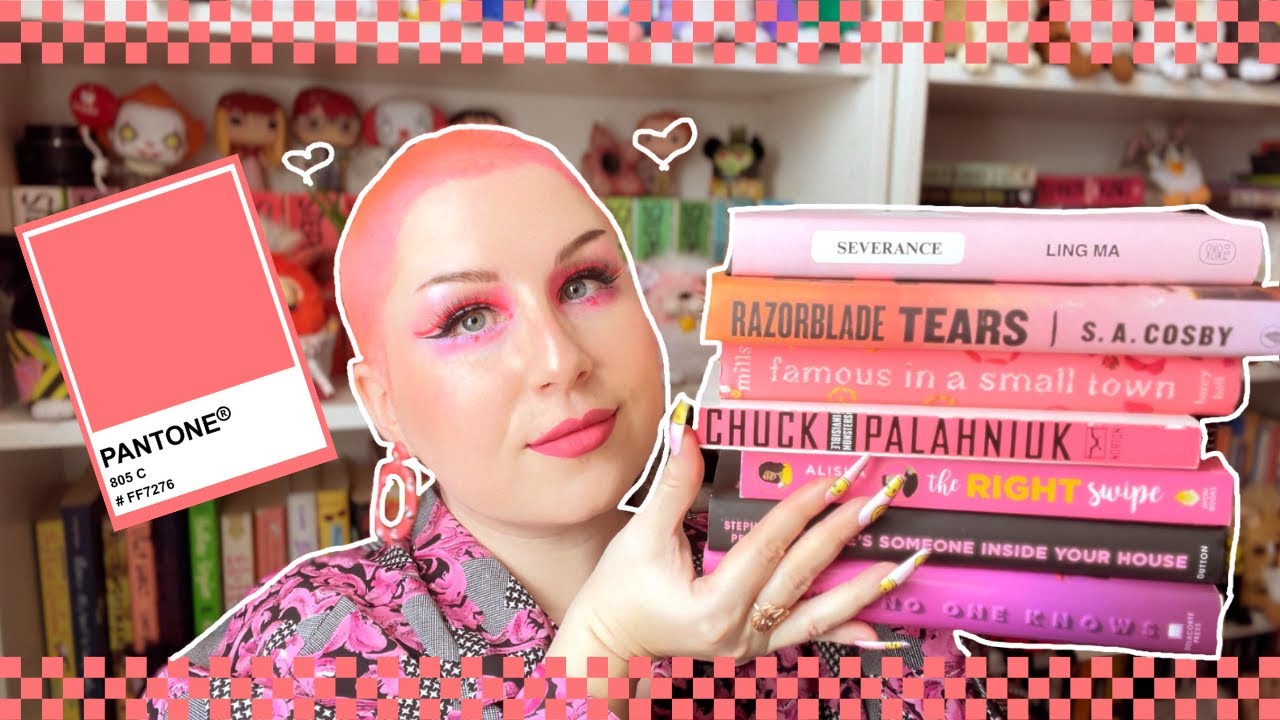 MATCHING MY TBR TO MY HAIR - PINK FEBRUARY!