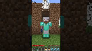 Minecraft: Herobrine Saves Steve From Villager ( Call Me By Your Name) - #shorts