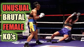 Most Unusual Brutal Female Knockouts