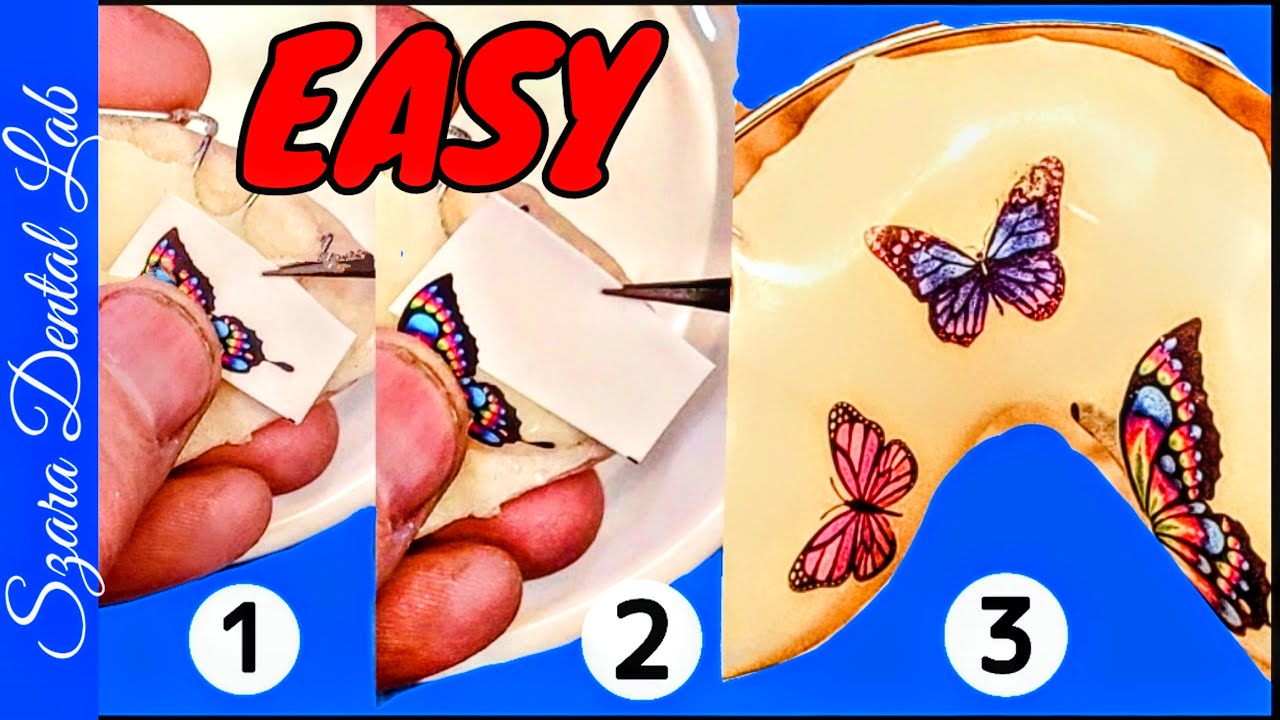 butterfly retainer decals by Szara - YouTube