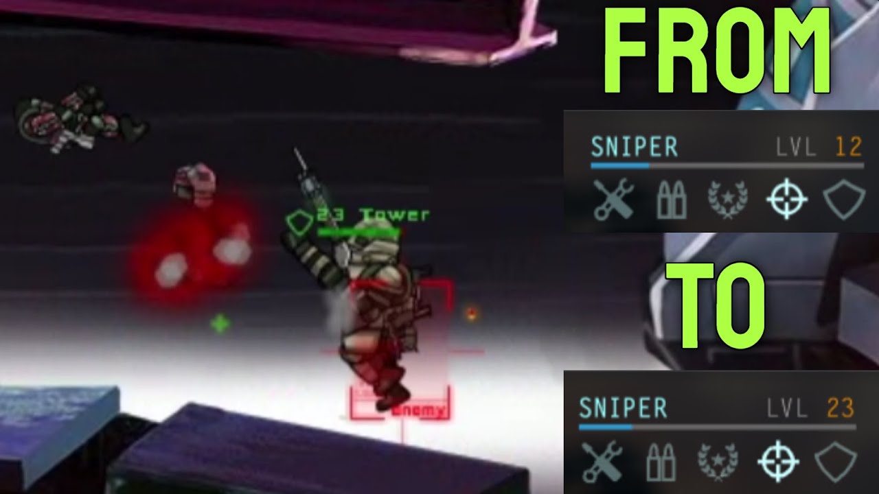 Underleveled Sniper vs Hard Campaign | Strike Force Heroes 2