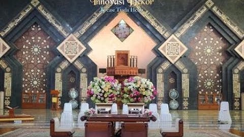MASJID AT TIN DEKORASI AKAD NIKAH