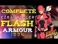 Complete Ezra Miller FLASH Armour | New Mask | Flash Boots