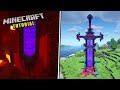 Minecraft Nether Sword Portal (Step-by-Step Tutorial) 🔥