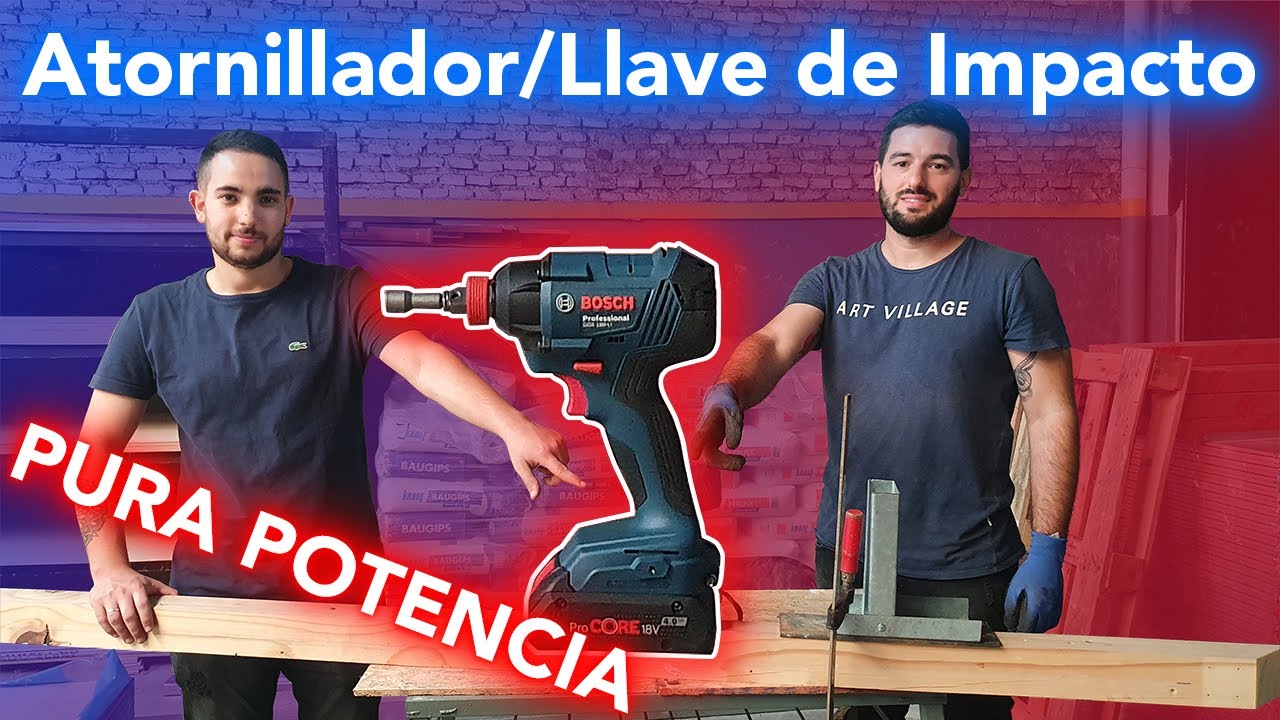 🔥Atornillador/Llave de Impacto Unboxing + Prueba de esta Bestial  Herramienta de Bosch 