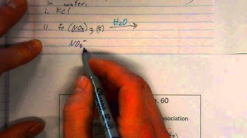 Dissociation Equations and Electrolytes