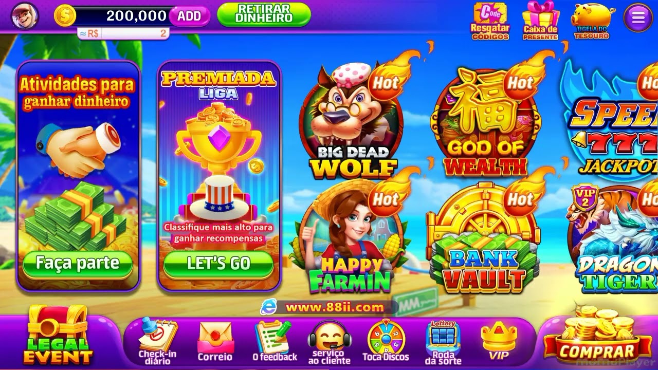 NOVO JOGO GRATUITO PAGANDO‼️🤑🤑🤑 - GOLD PARTY SLOTS - HAPPY FARMIN✓