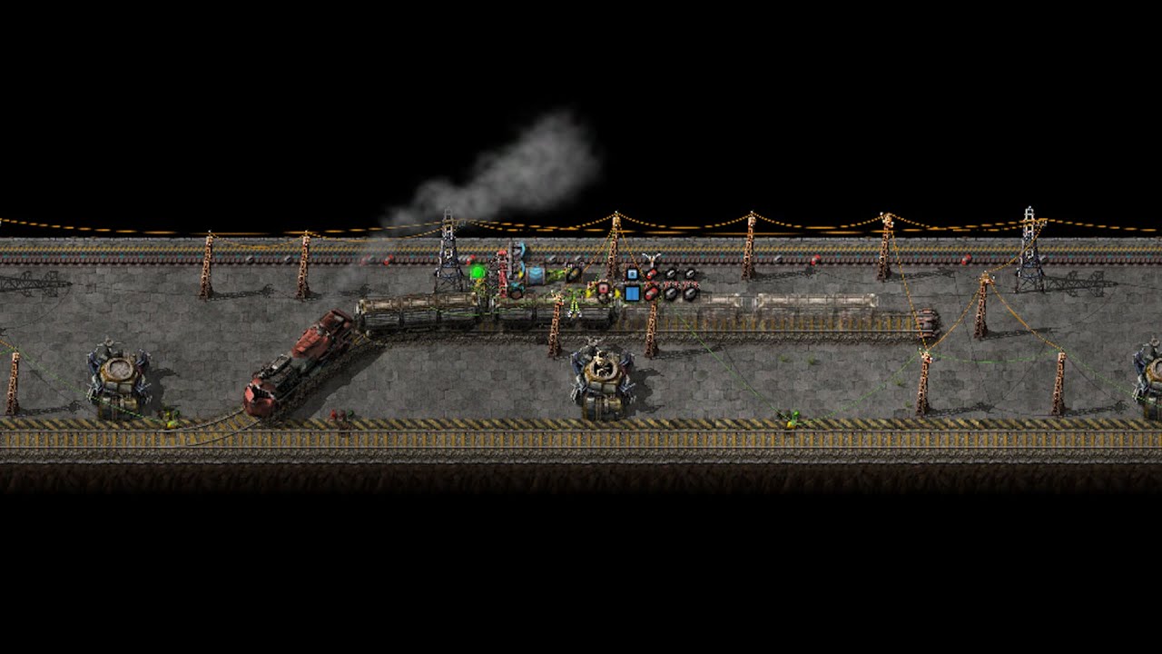Factorio: Train Chain - 500 SPM, 11 tile ribbon LTN base with automatic ...