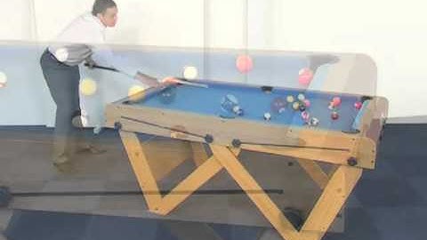 BCE FSPW-6 Folding Pool & Snooker Table | Home Games Direct