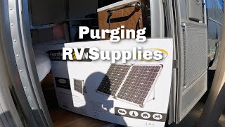 Purging RV Supplies | Globetrotter Airstream
