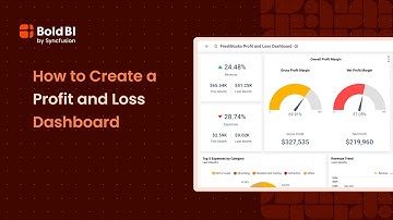 How to Create a Profit and Loss Dashboard in Bold BI