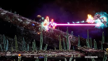 R-TYPE FINAL 2　オマージュステージX7.0 R-TYPER3 R-13B カロン　波動砲とシールドビットでミスをフォロー