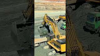 Caterpillar 385C Excavators Loading Constuction Truck & MAN Trucks - Sotiriadis Minning
