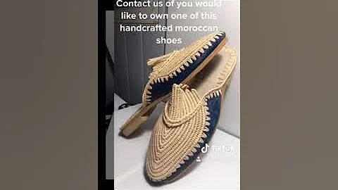 Hand crafted Moroccan shoes