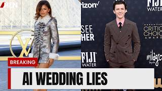 Zendaya Reacts to Tom Holland Marriage Rumors: "They're AI" on Jimmy Kimmel