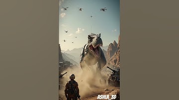 The age of hybrids. #ashla_3d #dinosaur #robotic #scifiart #dinosaurus #robotics