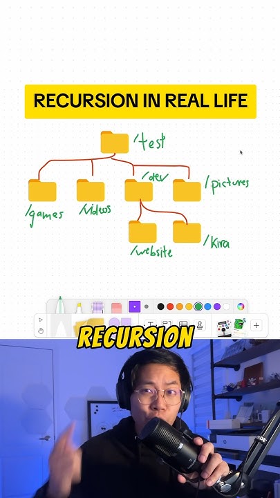 how recursion works in real life #coding #computerscience #apcs - YouTube