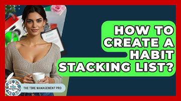 How To Create A Habit Stacking List? - The Time Management Pro