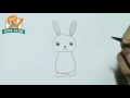 رسم ارنب خطوه بخطوه بسهوله | how to draw a rabbit easily