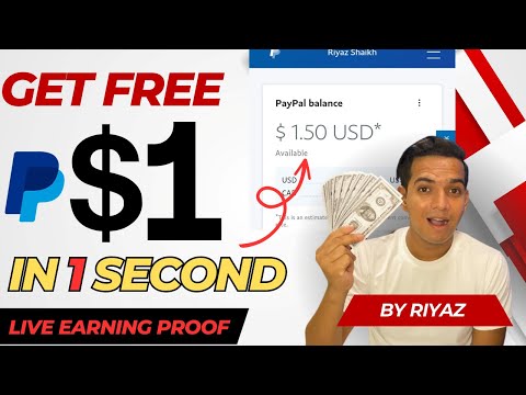 Get $1 in 1 Seconds ? Live Earning Proof | Best New PayPal Earning App (Make PayPal Money)