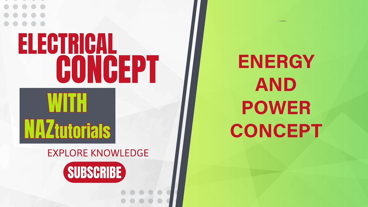POWER AND ENERGY IN AN ELECTRICAL CIRCUIT - YouTube