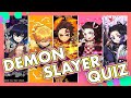 DEMON SLAYER QUIZ | EASY TO HARD | Kimetsu no yaiba | 鬼滅の刃 | Character quiz