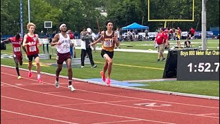 Julian Rime of Clarkstown South Takes State Title in Boys’ 800m in a Sprint Finish!