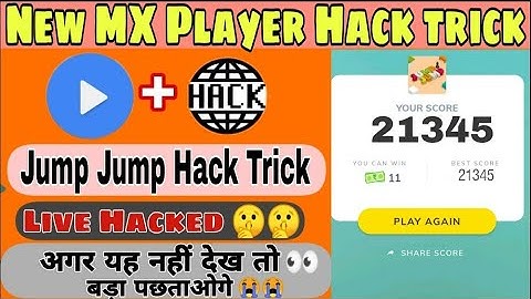 Mx player game hack trick | Jump jump game hack in mx player | Unlimited trick of mx player
