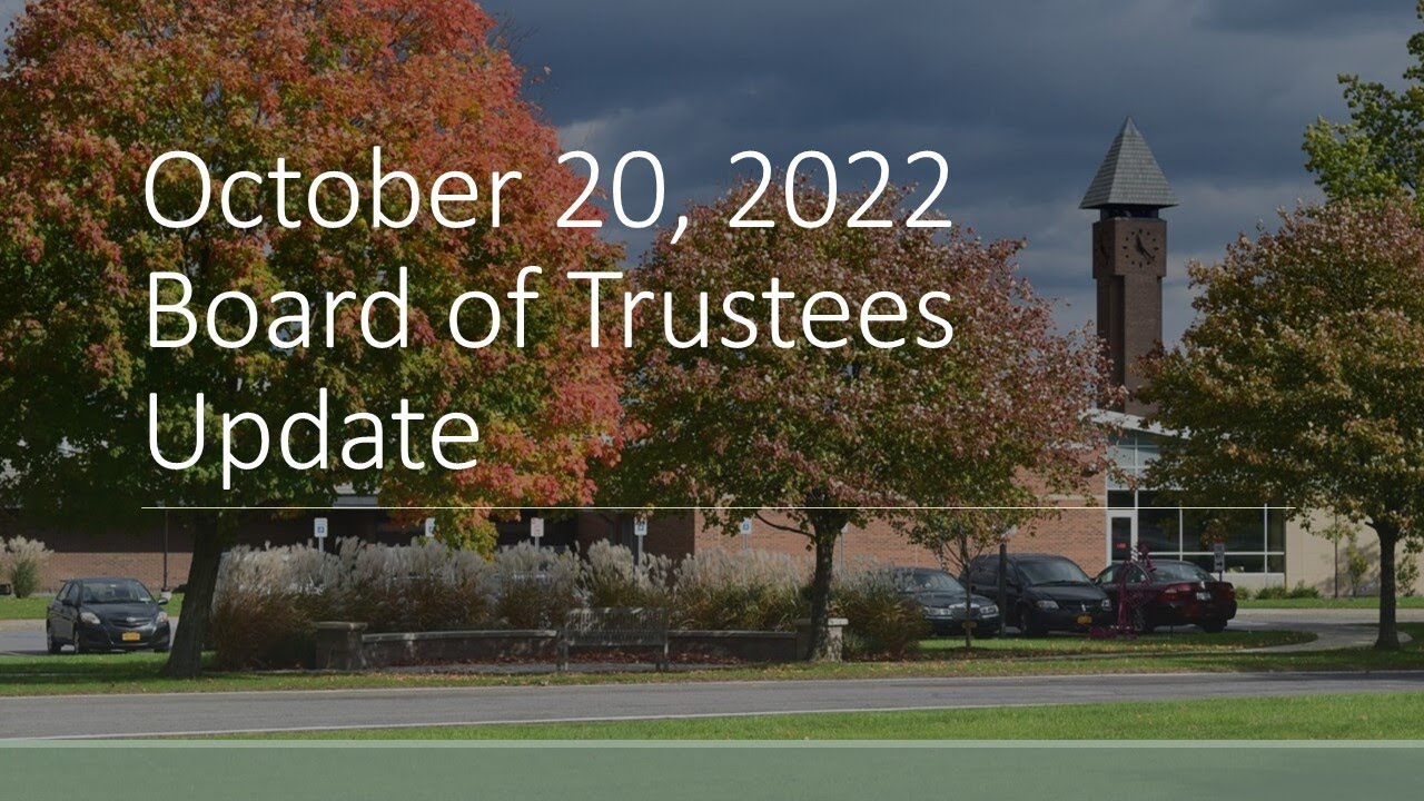 Ccc Fulton Fulton Montgomery Community College Board of Trustees October 20, 2022 ...