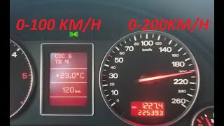 acceleration of audi a4 b6 1 9tdi awx 0-200kmh STAGE 1 acceleration of audi a4 b6 1 9tdi awx 0-200kmh STAGE 1