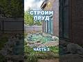 Запустили рыбу в пруд под окном. Подсветка, карпы кои, мох. Декоративный пруд, часть 2 #пруд