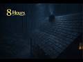 Rain Sounds for Deep Sleep – Cabin by the River | Dark Screen (8 Hours)