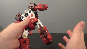 Transformers review Warbotron Computron part 7: Scattershot to Torso mode