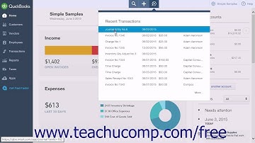 QuickBooks Online Plus 2015 Tutorial Entering Customer Charges Intuit Training