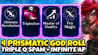 Tripleshot + 4 Prismatics Katarina: Triple Q Spam & Infinite AP | ARAM Mayhem screenshot 3