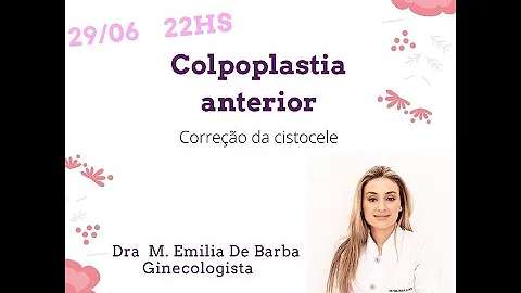 O que é correção de cistocele?