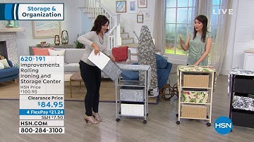 Improvements Rolling Ironing and Storage Center