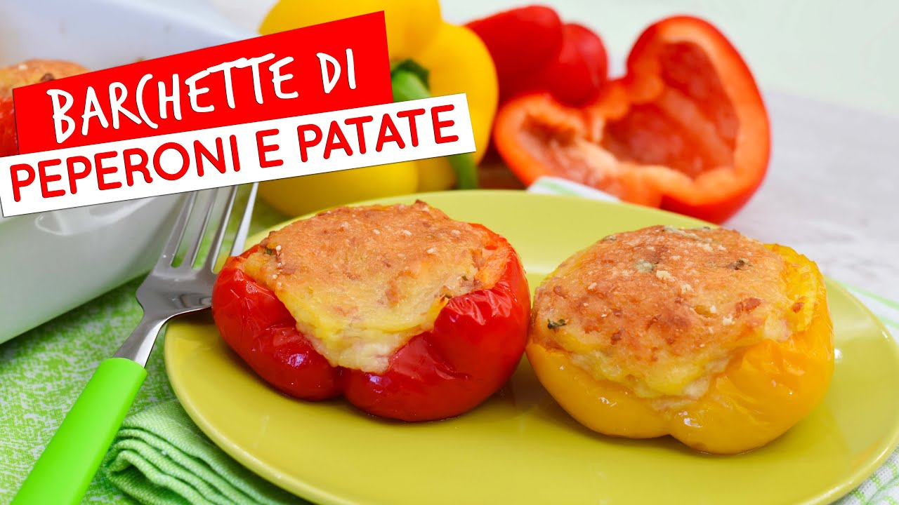 Barchette di peperoni e patate: ricetta facile per cena