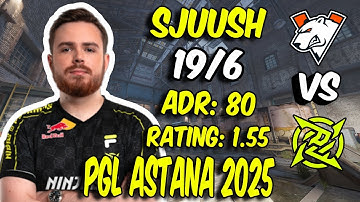 NIP sjuush (19/6) vs Virtus.pro (Train) @ PGL Astana 2025 | CS2 POV