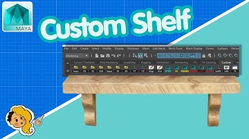How to Make a custom shelf in Maya FAST