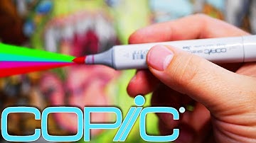 COPIC ART- Using Copic Markers for the First Time