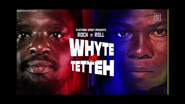 Dillion Whyte vs Ebenezer Tetteh Full Fight