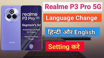 Realme P3 Pro 5G Me Language Kaise Change Kare | How To Change Language In Realme P3 Pro 5G