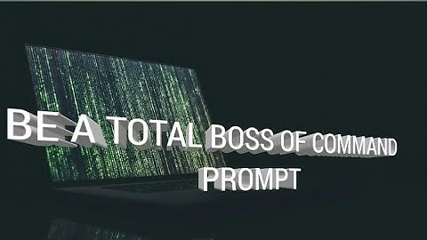 Part 2 - Windows command prompt tutorial for beginners - CMD