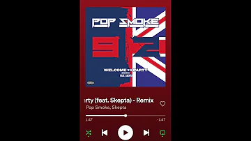 Welcome to the party (Remix) - Ft Skepta Sped up 🔥