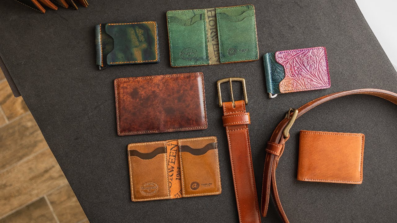 Ashland - Men's Handmade Leather Wallets - Horween Shell Cordovan