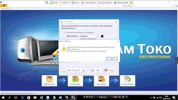 Gagal Koneksi Database Server, Pastikan Komputer Database Server anda sudah benar. ipos 4