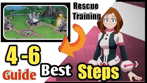Rescue Training 4 -6  Best Steps Guide |  My Hero Academia The Strongest