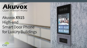 Akuvox X915 | High-end Smart Door Phone for multi tenant / multi housing developments
